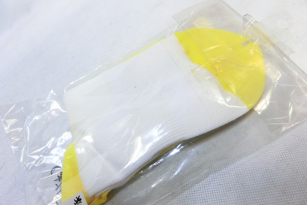 ソックス Sサイズ ホワイト/イエロー