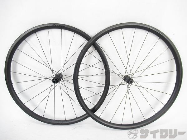 カーボンホイール前後　BLACK　EDITION　28mmハイト　シマノフリー(11s)