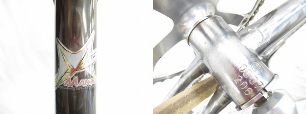 ピストバイク　野淵 信栄選手ネーム入り　NJS刻印入