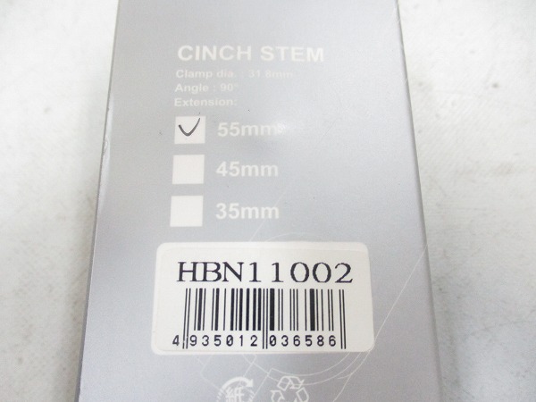シンチステム CINCH STEM 55/31.8/28.6mm