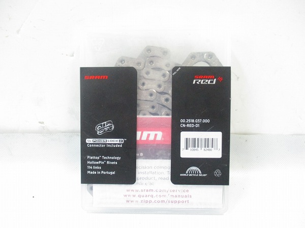 チェーン Red Flat top PowerLock12s 114links