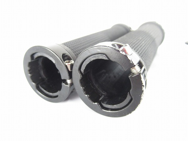 ロックオングリップ　ブラック　22.2mm径対応　実測全長：131mm