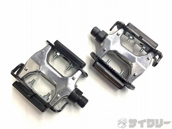 フラットペダル ブラック/シルバー