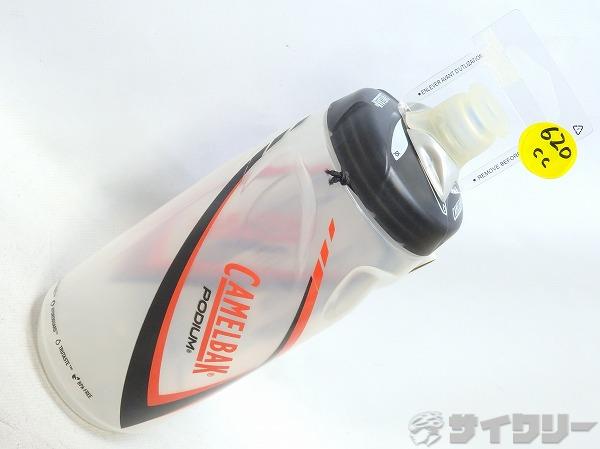 レーサーボトル PODIUM 620ml クリア/レッドロゴ
