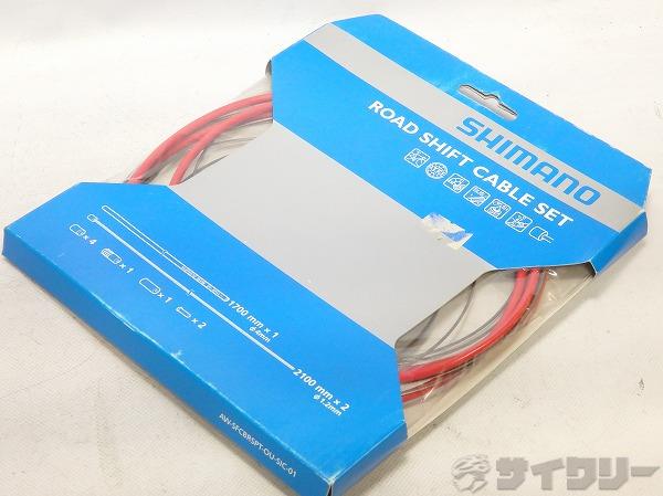 ロードシフトケーブルセット　PTFE レッド