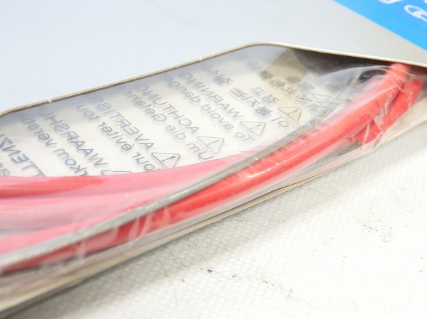 ロードブレーキケーブルセット PTFE レッド