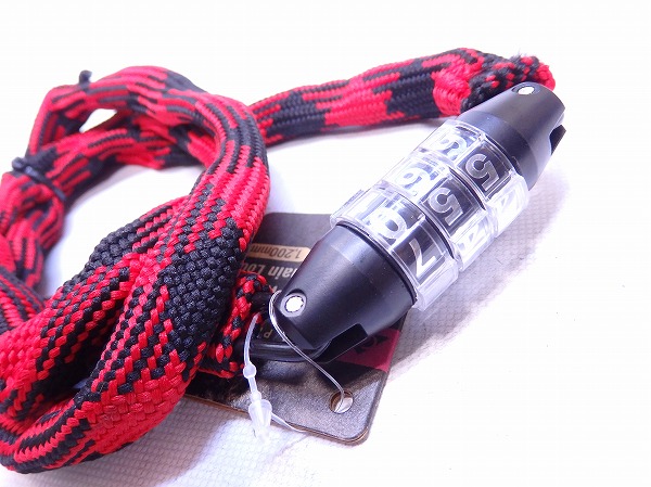 チェーンロック WL-425 レッド/ブラックチェック