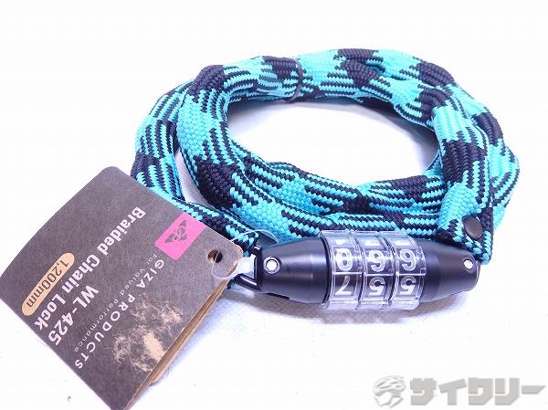 チェーンロック WL-425 グリーン/ブラックチェック