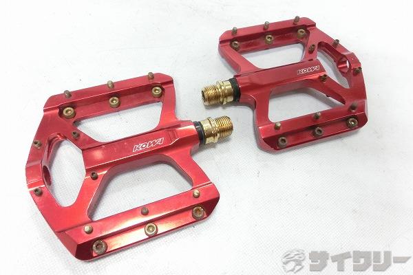 フラットペダル TARSUS レッド