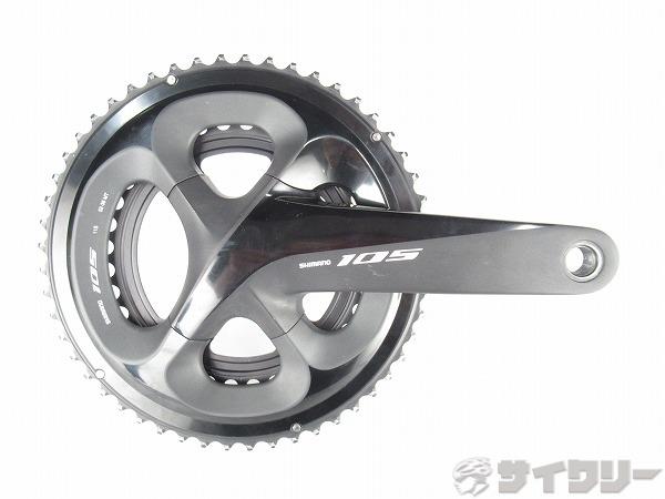 クランク　FC-R7000　105　ブラック　52/36T　172.5mm