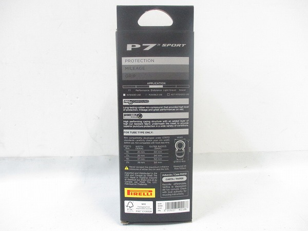 クリンチャータイヤ P7 SPORT 700x26c