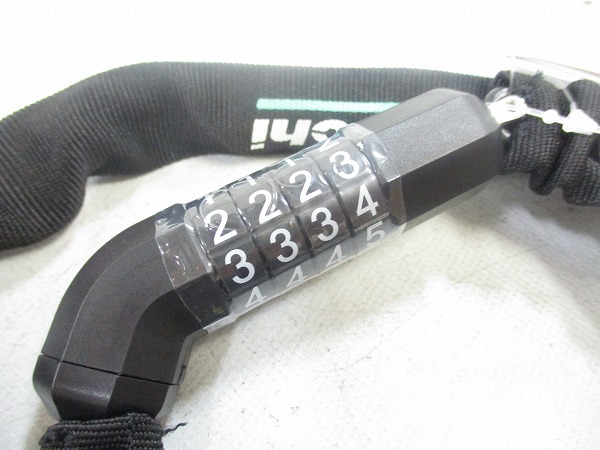 ダイヤルチェーンロック ブラック