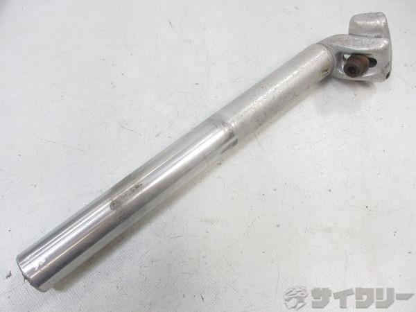 カンパニョーロ　シートピラー　27.2　中古　一本ネジ式 送料込 ビンテージ『カンパニョーロ Cレコード ショートタイプ エアロシートピラー 27.2mm チタンボルトに交換済み』シートポスト
