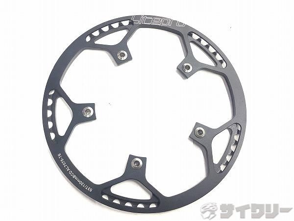 バッシュガード付きチェーンリング 53T/130mm