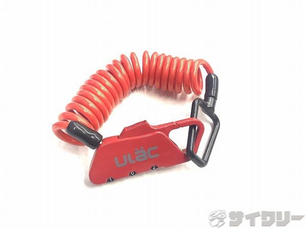 ダイヤル式ワイヤーロック レッド