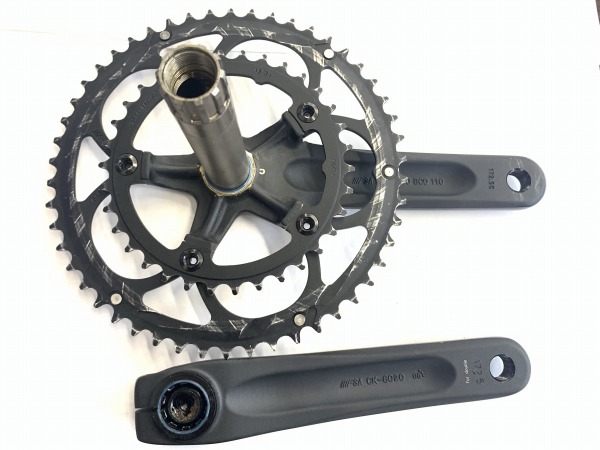 クランクセット GOSSAMER 50/34T 172.5mm