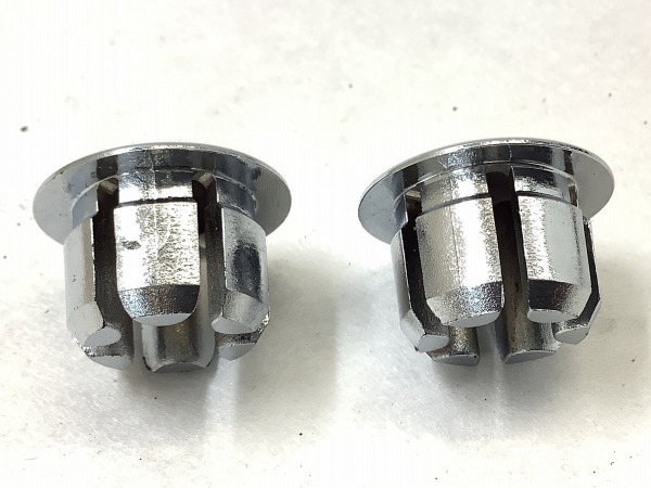 バーエンドキャップ　シルバー