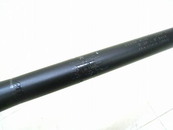 ライザーバー DESCENDANT 770/31.8mm ブラック ※カット