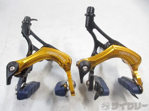 ブレーキキャリパーセット Powertools CNC GOLD/BLACK