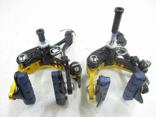 ブレーキキャリパーセット Powertools CNC GOLD/BLACK