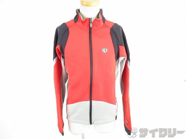 ウィンドブレークジャケット　レッド/グレー　Lサイズ