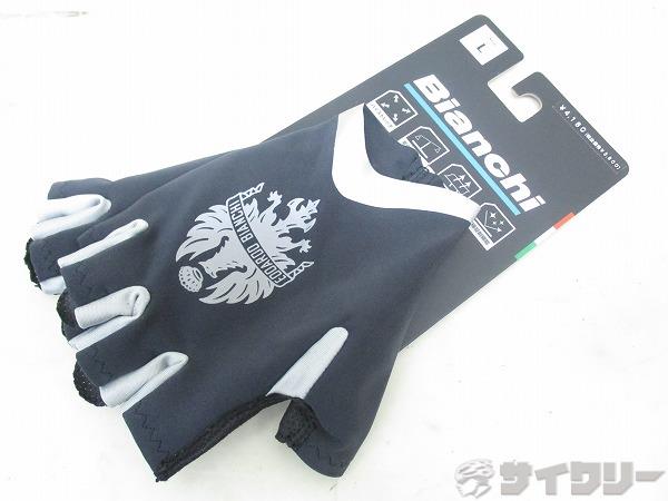 サマーグローブ アドバンス ブラック/シルバー L（25-26cm）