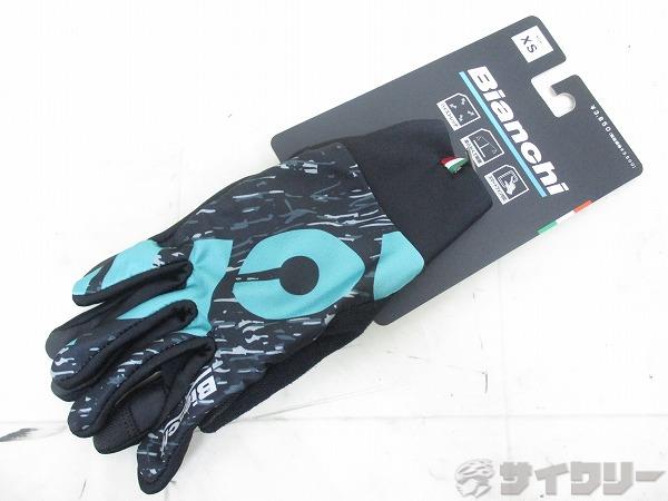 ライトウィンターグローブ ブラック/チェレステ XS（19-20cm）