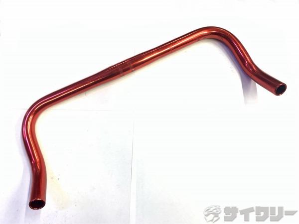 ブルホーンハンドル レッド 25.4/400mm