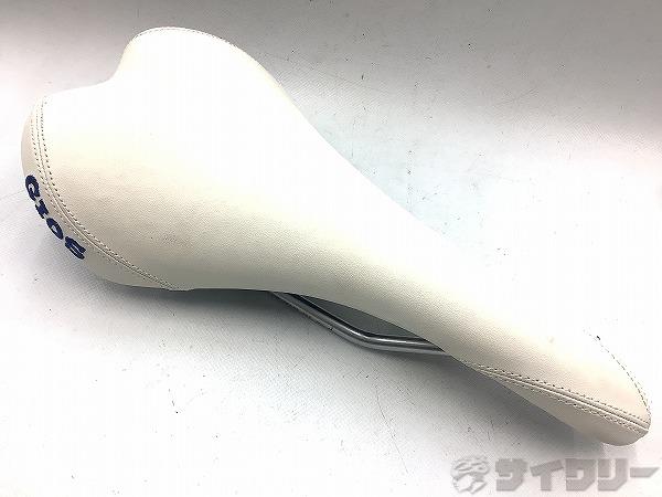 サドル ジオスロゴ　ホワイト　スチールレール