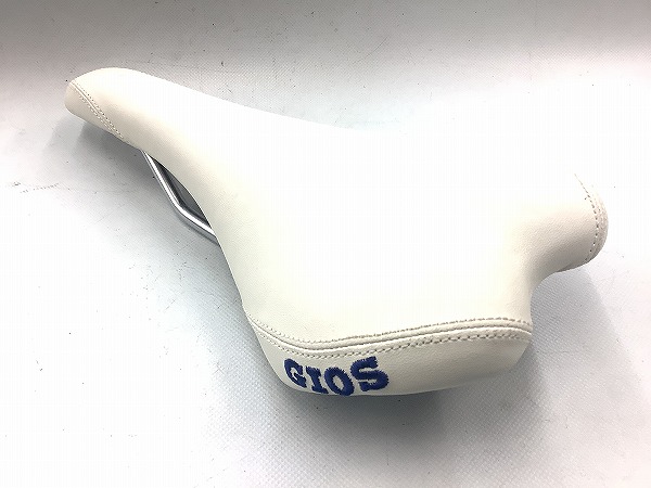 サドル ジオスロゴ　ホワイト　スチールレール