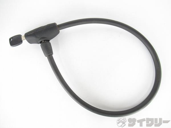 ケーブルロック　ブラック　鍵1個のみ