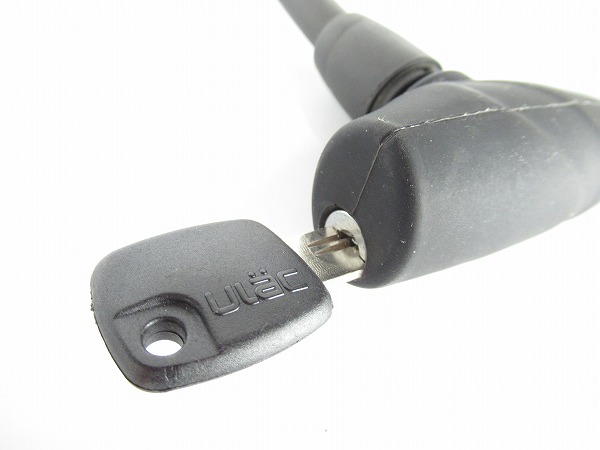 ケーブルロック　ブラック　鍵1個のみ