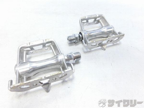フラットペダル シルバー