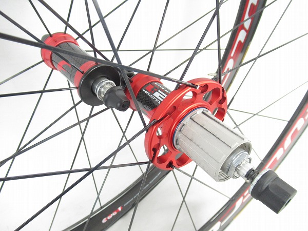 カーボンホイール前後　RACING SPEED XLR　50　チューブラー　シマノフリー(11s)