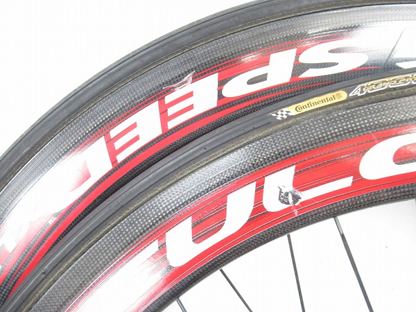 カーボンホイール前後　RACING SPEED XLR　50　チューブラー　シマノフリー(11s)
