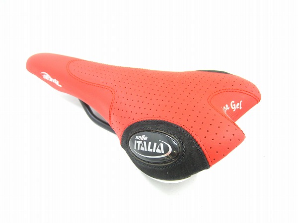 サドル oktavia MANGANESEレール レッド