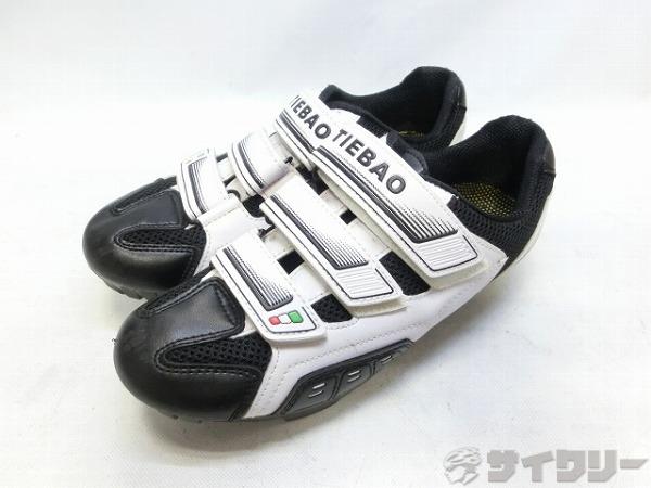 ビンディングシューズ 40サイズ 2穴 ブラック/ホワイト