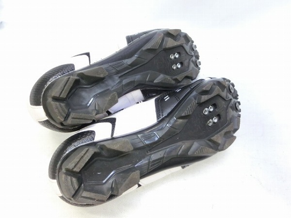 ビンディングシューズ 40サイズ 2穴 ブラック/ホワイト