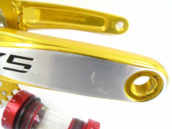 クランクセット X5 175mm 44/32/22T 9s GXP BB付属