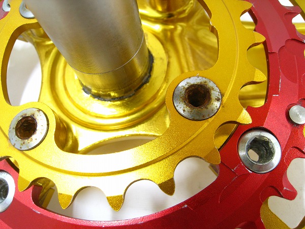 クランクセット X5 175mm 44/32/22T 9s GXP BB付属