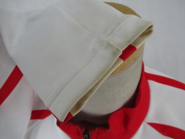 長袖ジャージ　2009　JAPAN CUP　ホワイト/レッド　Mサイズ　※汚有