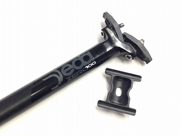 シートポスト ZERO100 約350mm（実測）/31.6mm ブラック