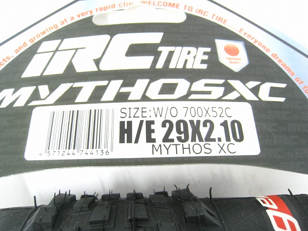 MTBタイヤ MYTHOS XC 29×2.10