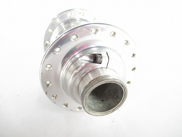 フロントハブ ISO DISC シルバー　アクスル20mm/エンド幅110mm