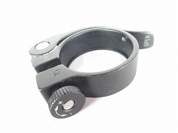 シートクランプ　BSP-87　レバータイプ　ブラック　実測内径：35mm