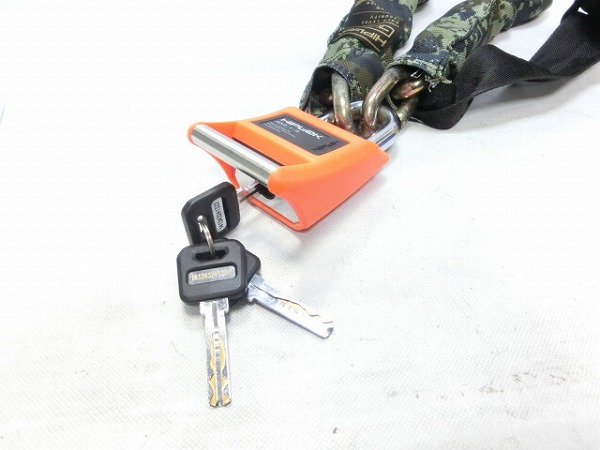 チェーンロック GOLD 800mm 鍵式 デジタルカモ