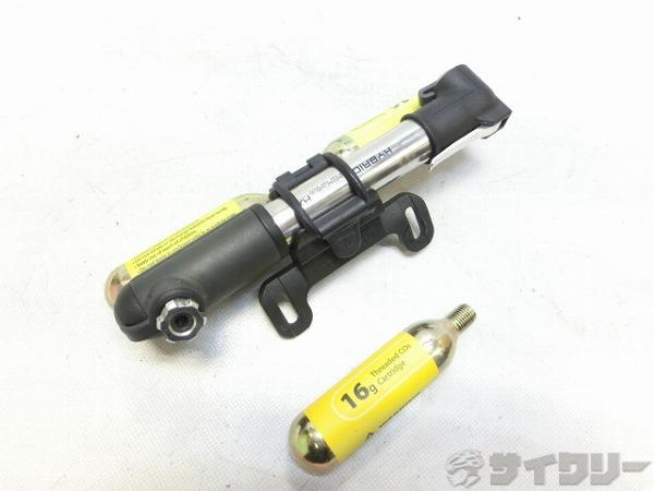 CO2ボンベ兼用携帯ポンプ HYBRID ROCKET RX