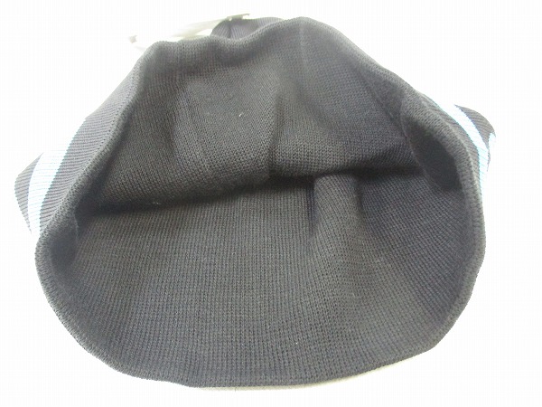 撥水ビーニー ブラック/チェレステ F（57-59cm）