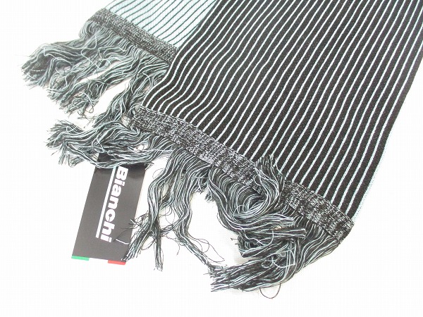 マフラー チェレステ/ブラック