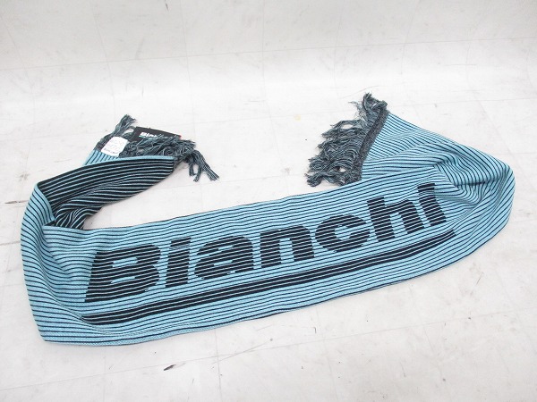 マフラー チェレステ/ブラック